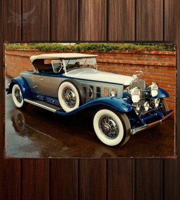 Металлическая табличка Cadillac V16 452-452-A Roadster by Fleetwood